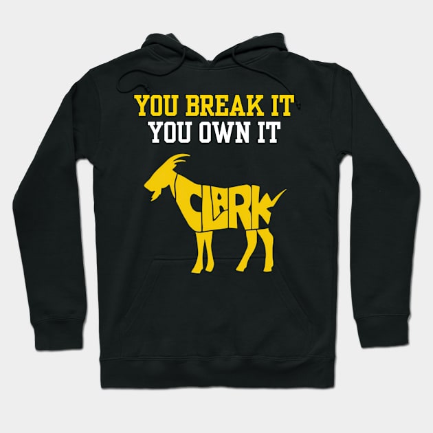 You break it, you own it Caitlin Clark 22 Hoodie by thestaroflove